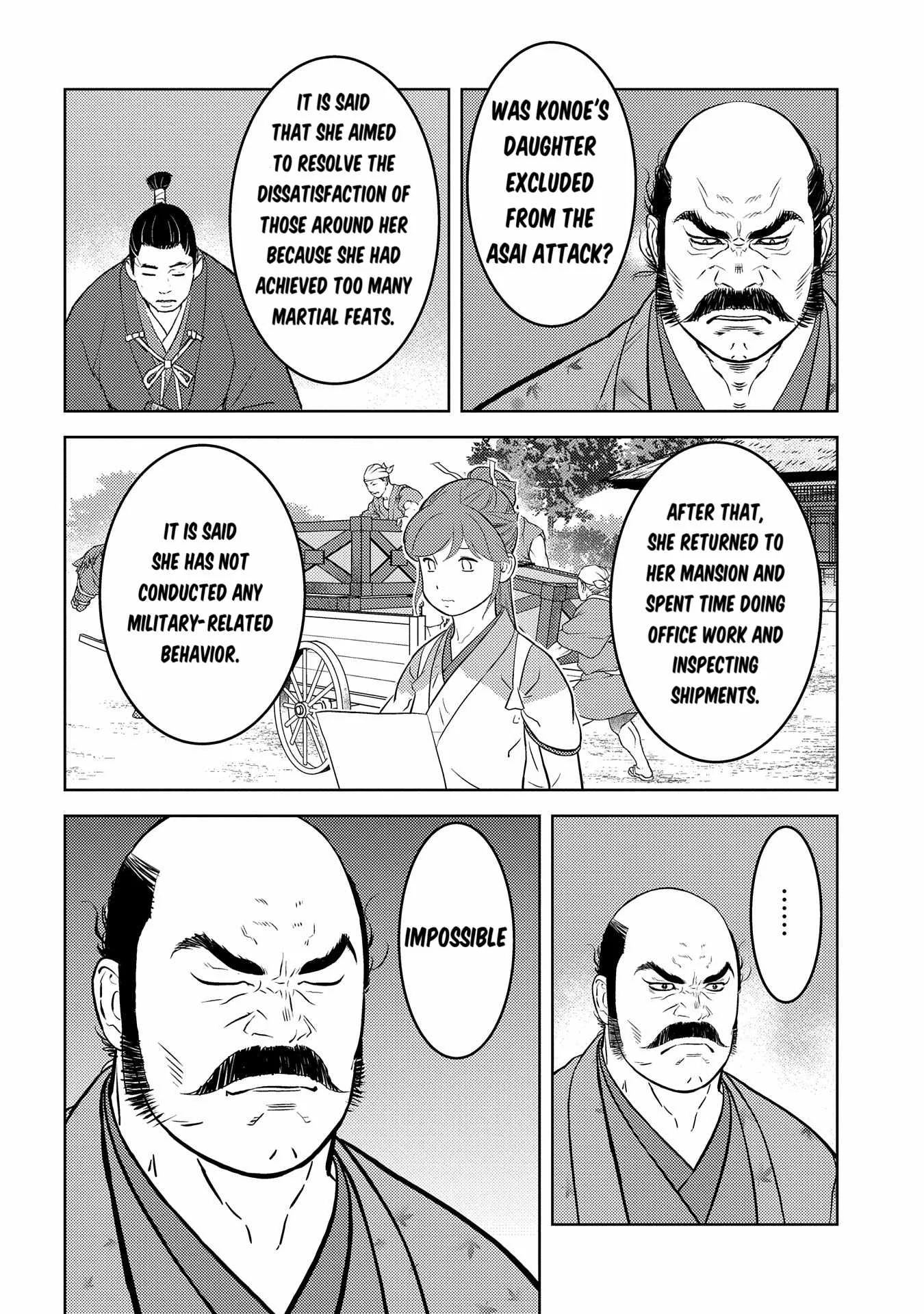 Sengoku Komachi Kuroutan: Noukou Giga Chapter 76 page 16