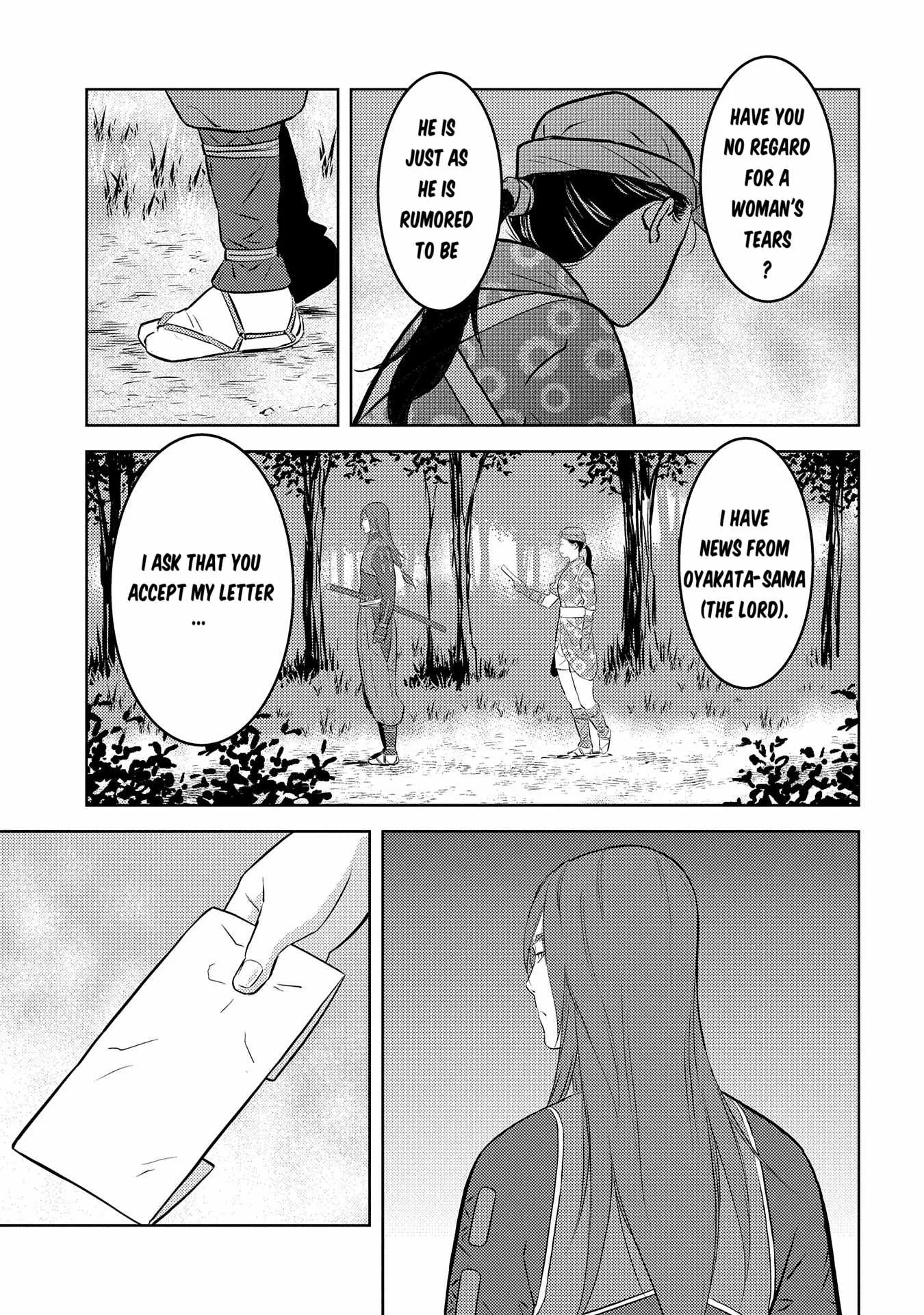 Sengoku Komachi Kuroutan: Noukou Giga Chapter 76 page 23