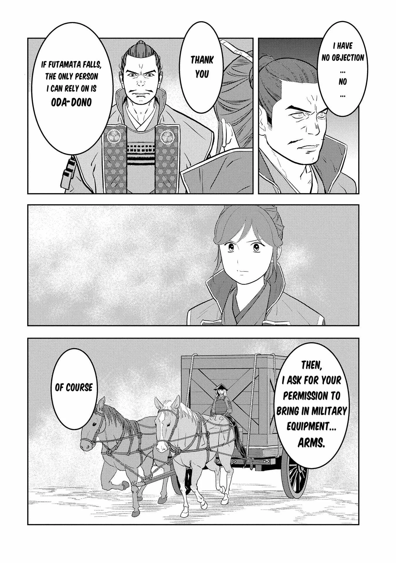 Sengoku Komachi Kuroutan: Noukou Giga Chapter 80 page 19