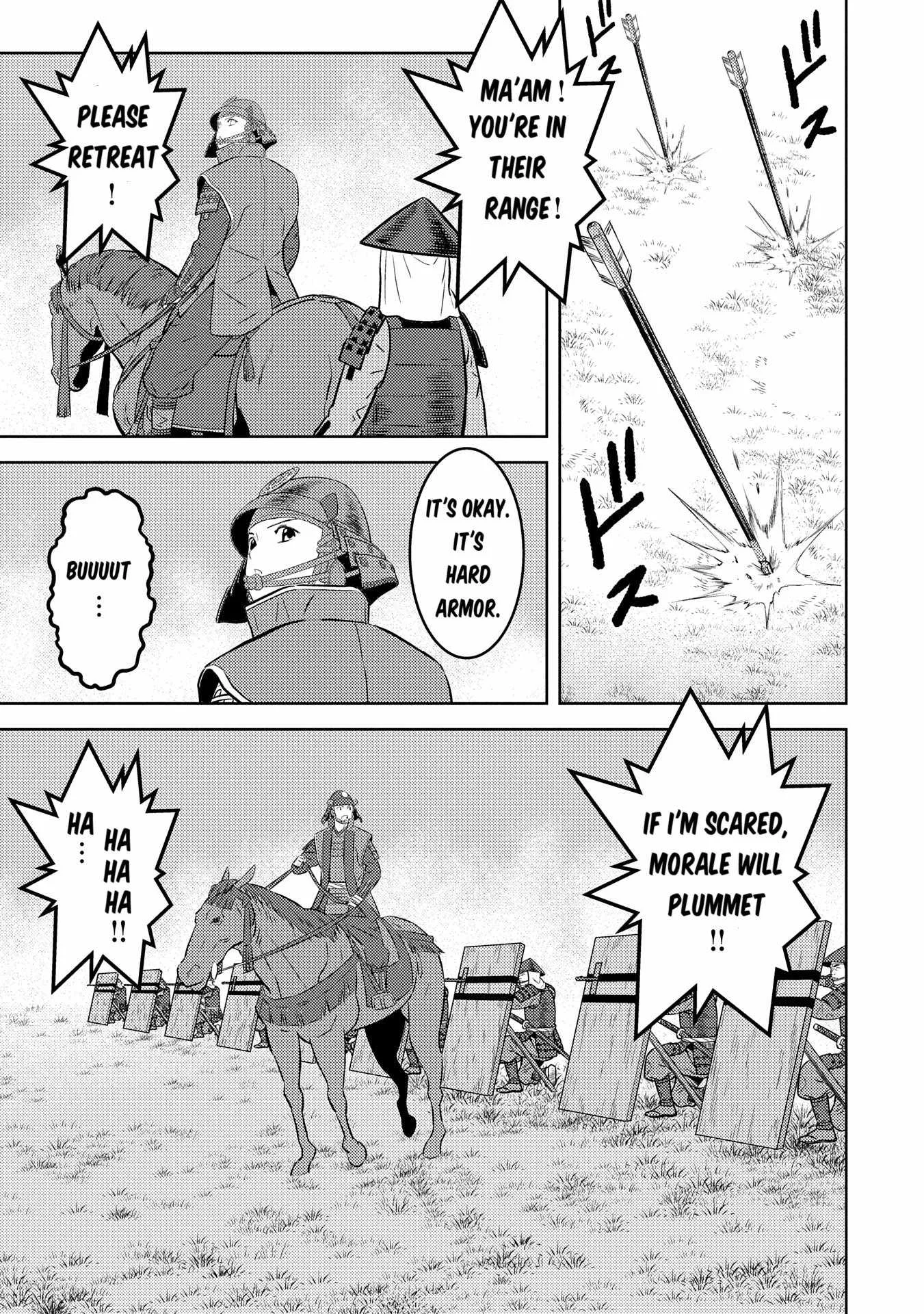 Sengoku Komachi Kuroutan: Noukou Giga Chapter 82 page 28