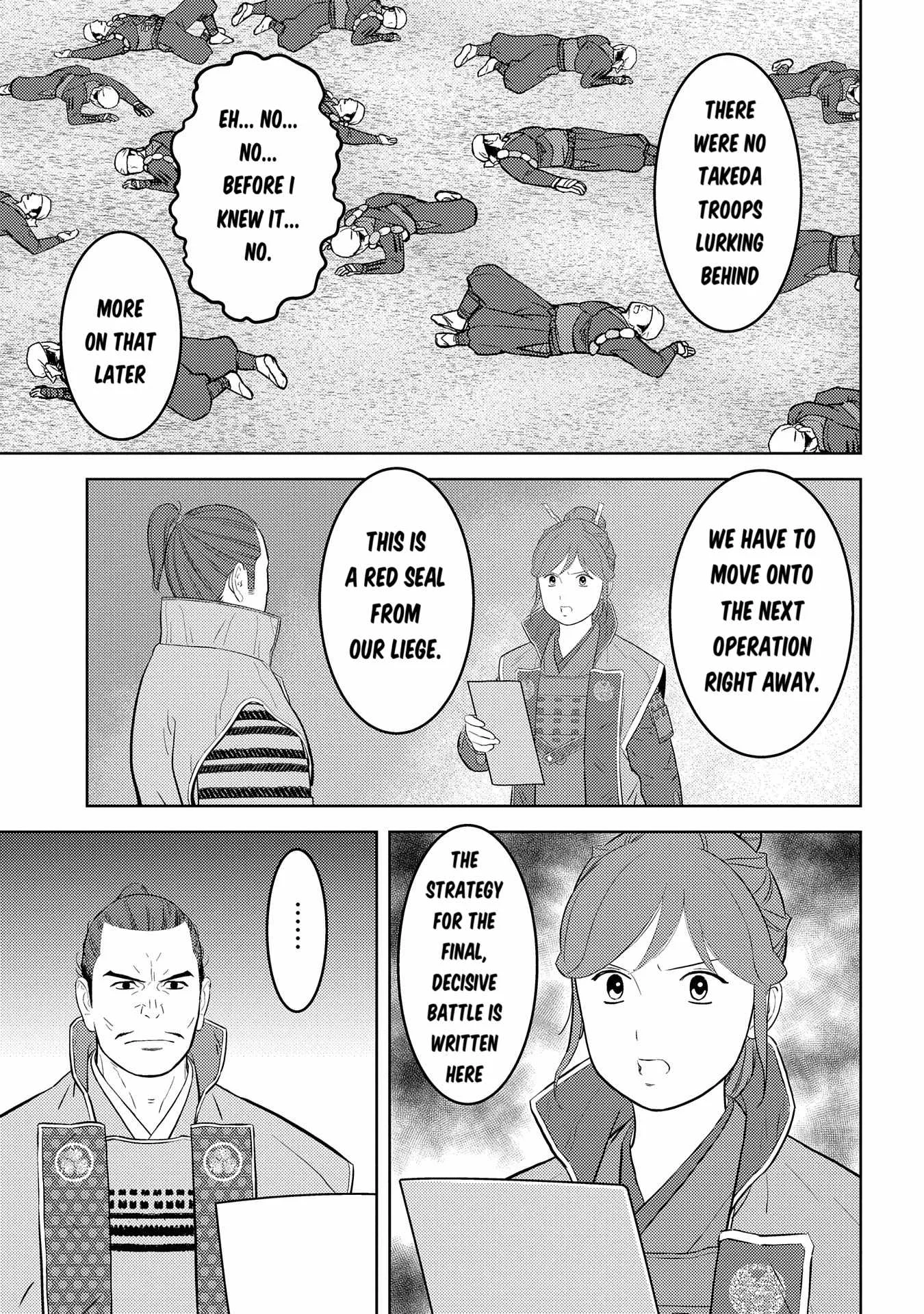 Sengoku Komachi Kuroutan: Noukou Giga Chapter 81 page 28
