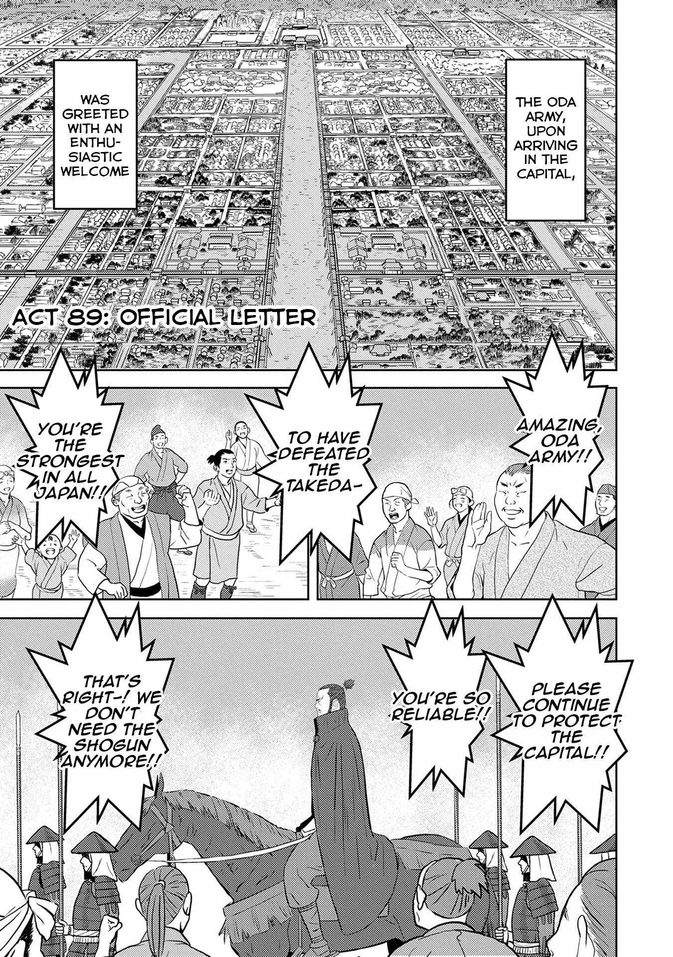Sengoku Komachi Kuroutan: Noukou Giga Chapter 89 page 2
