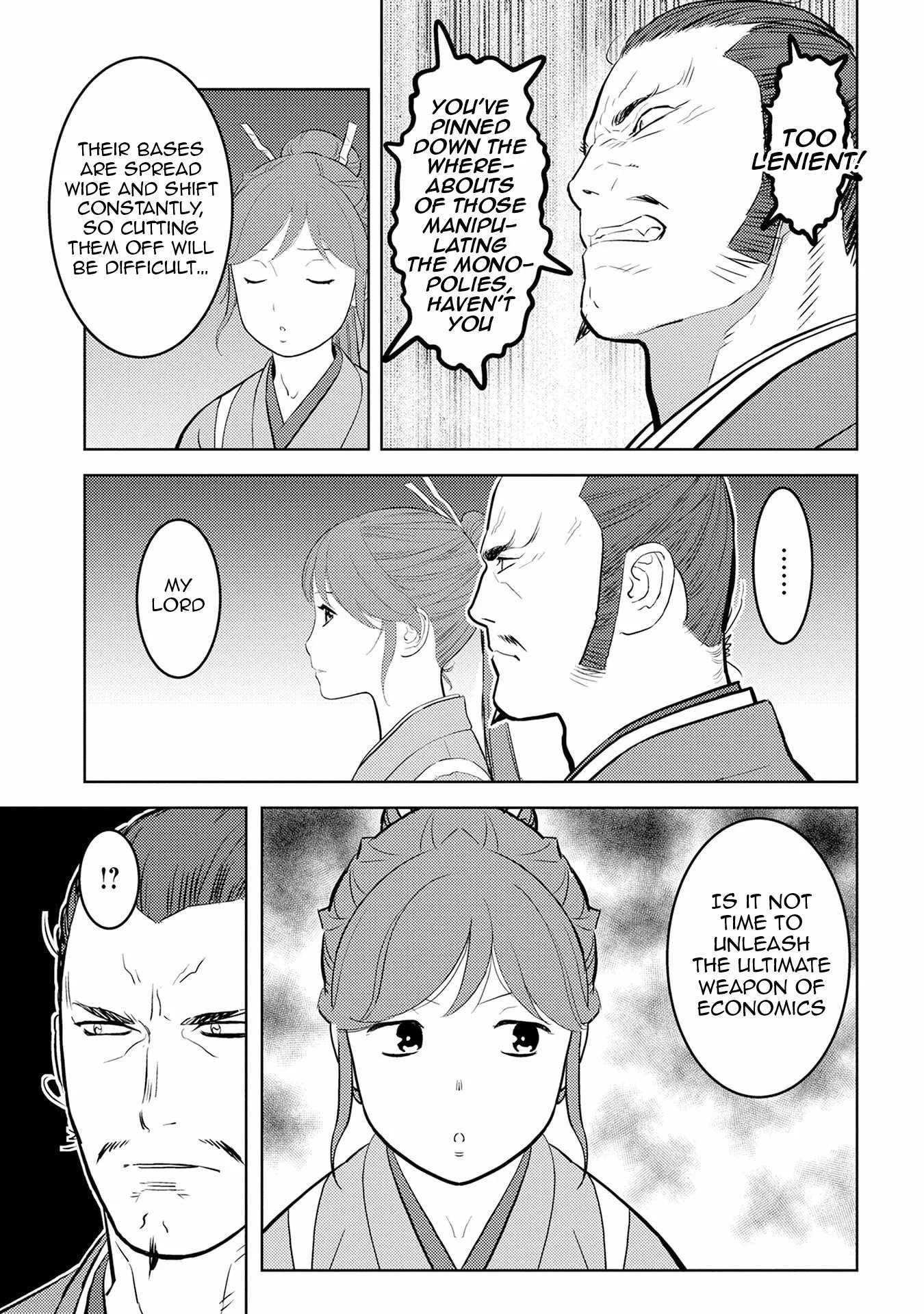 Sengoku Komachi Kuroutan: Noukou Giga Chapter 89 page 18