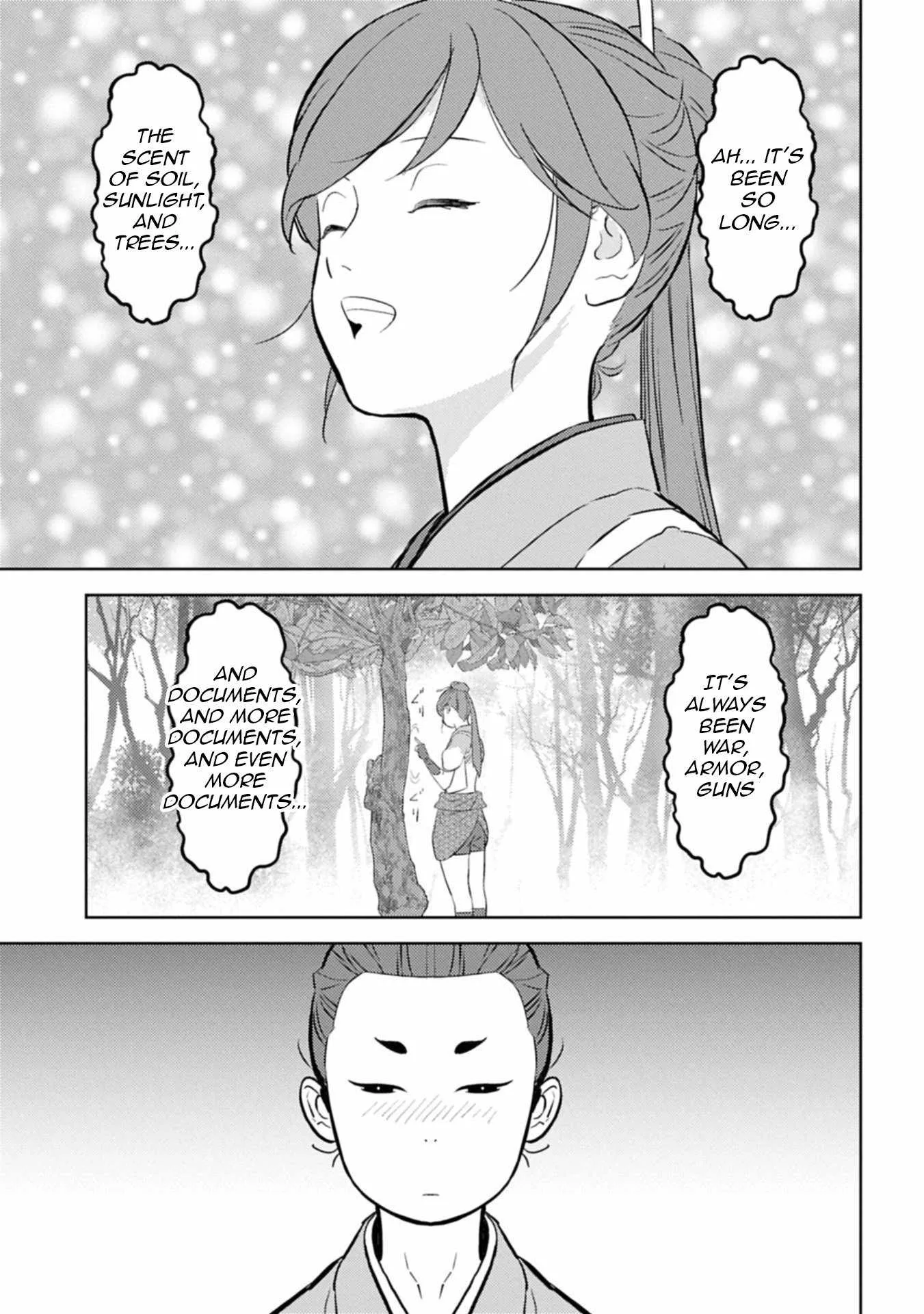 Sengoku Komachi Kuroutan: Noukou Giga Chapter 92 page 16
