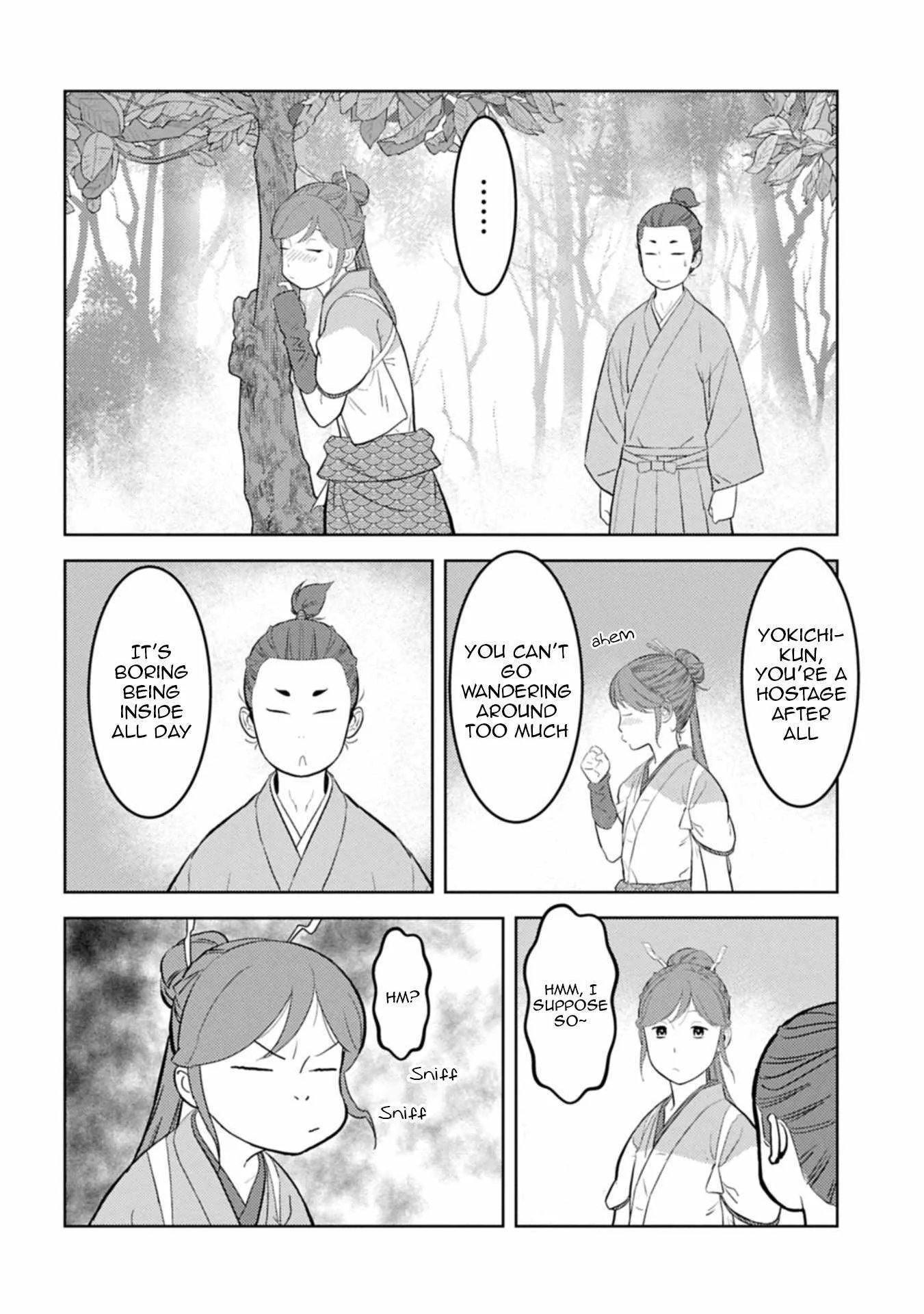 Sengoku Komachi Kuroutan: Noukou Giga Chapter 92 page 17