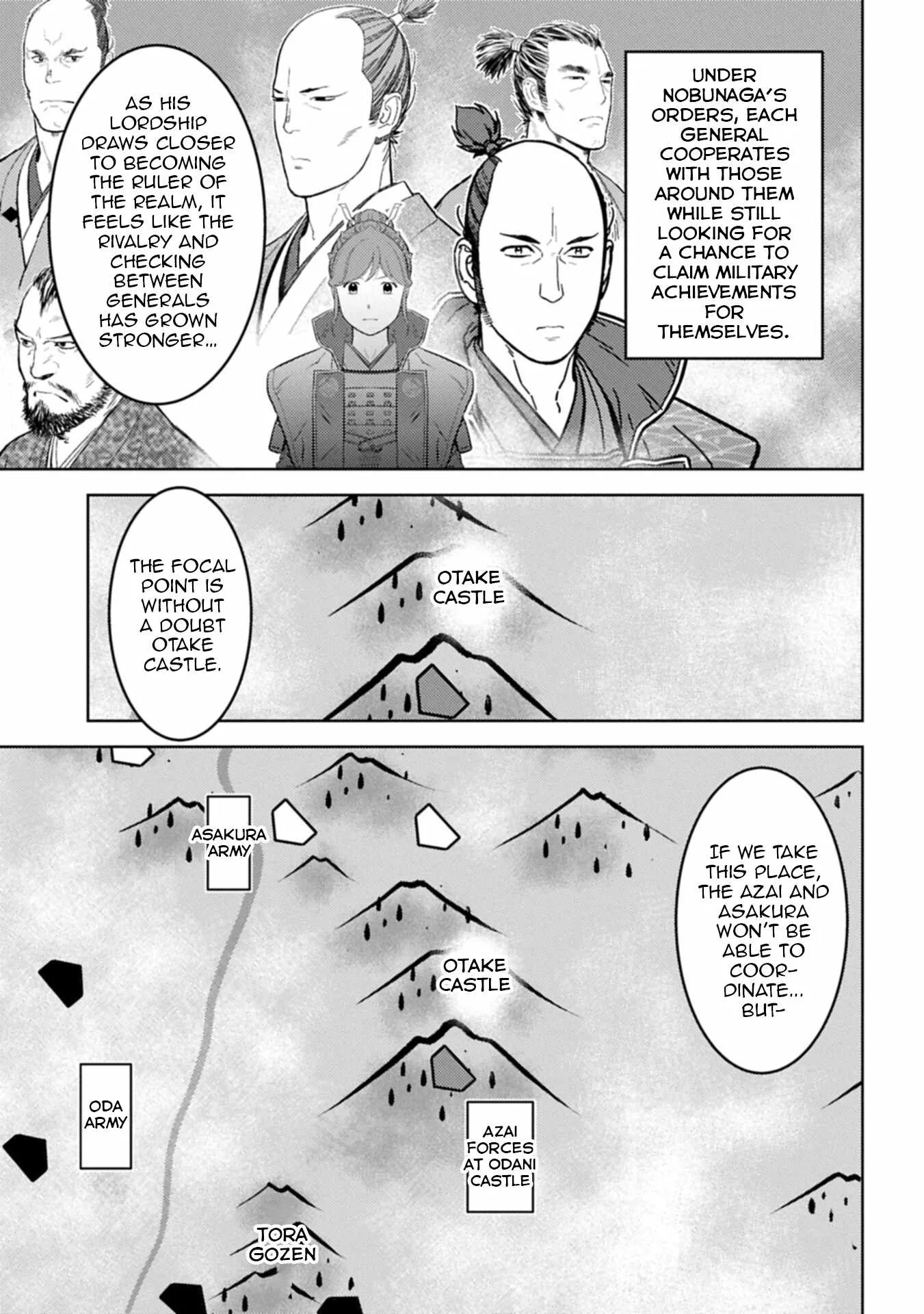 Sengoku Komachi Kuroutan: Noukou Giga Chapter 96 page 12