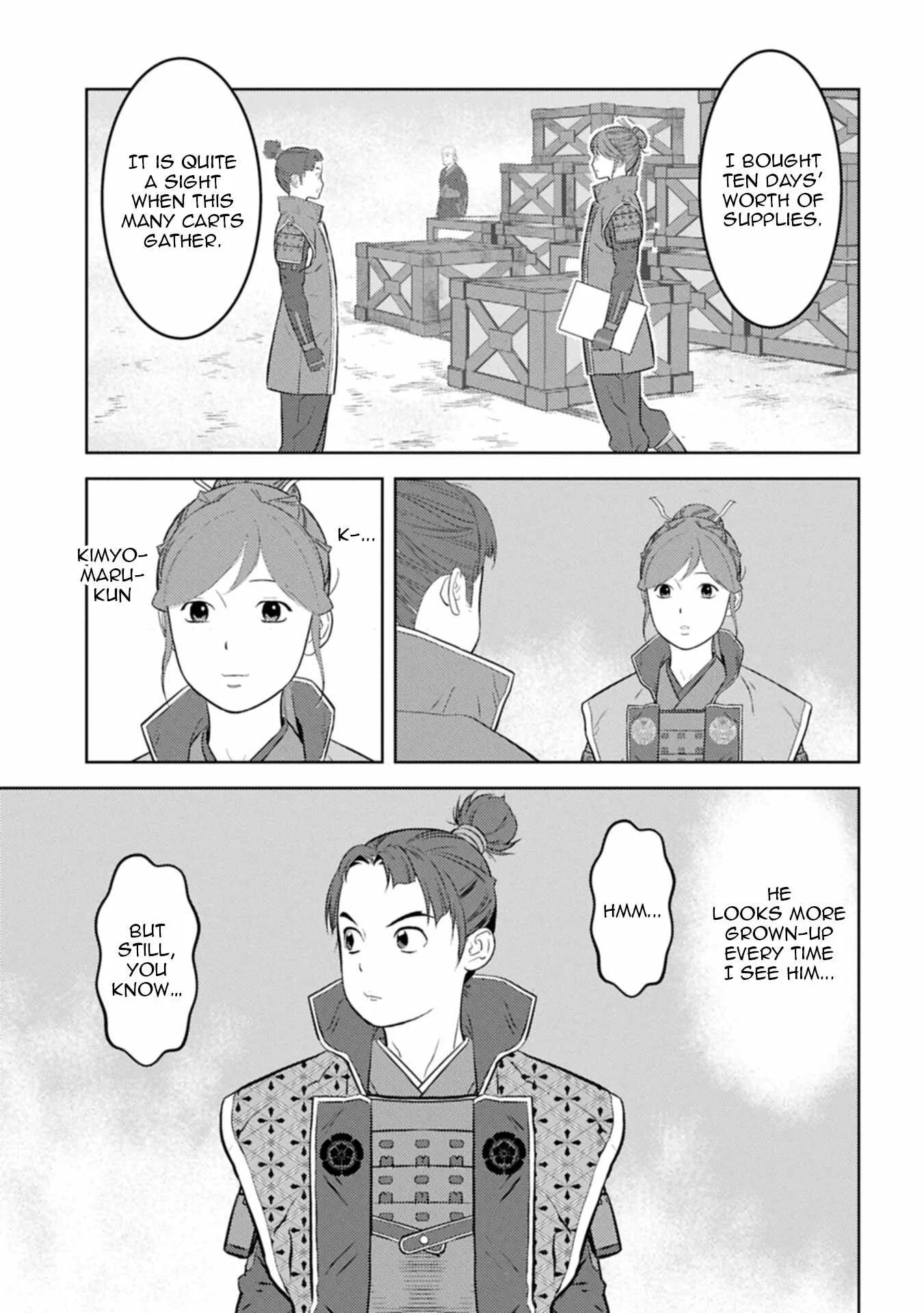 Sengoku Komachi Kuroutan: Noukou Giga Chapter 96 page 6
