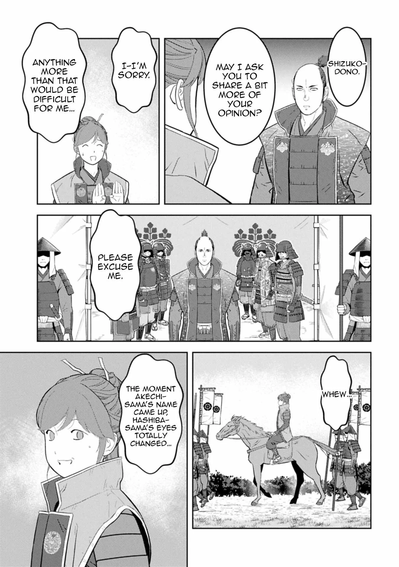 Sengoku Komachi Kuroutan: Noukou Giga Chapter 96 page 16
