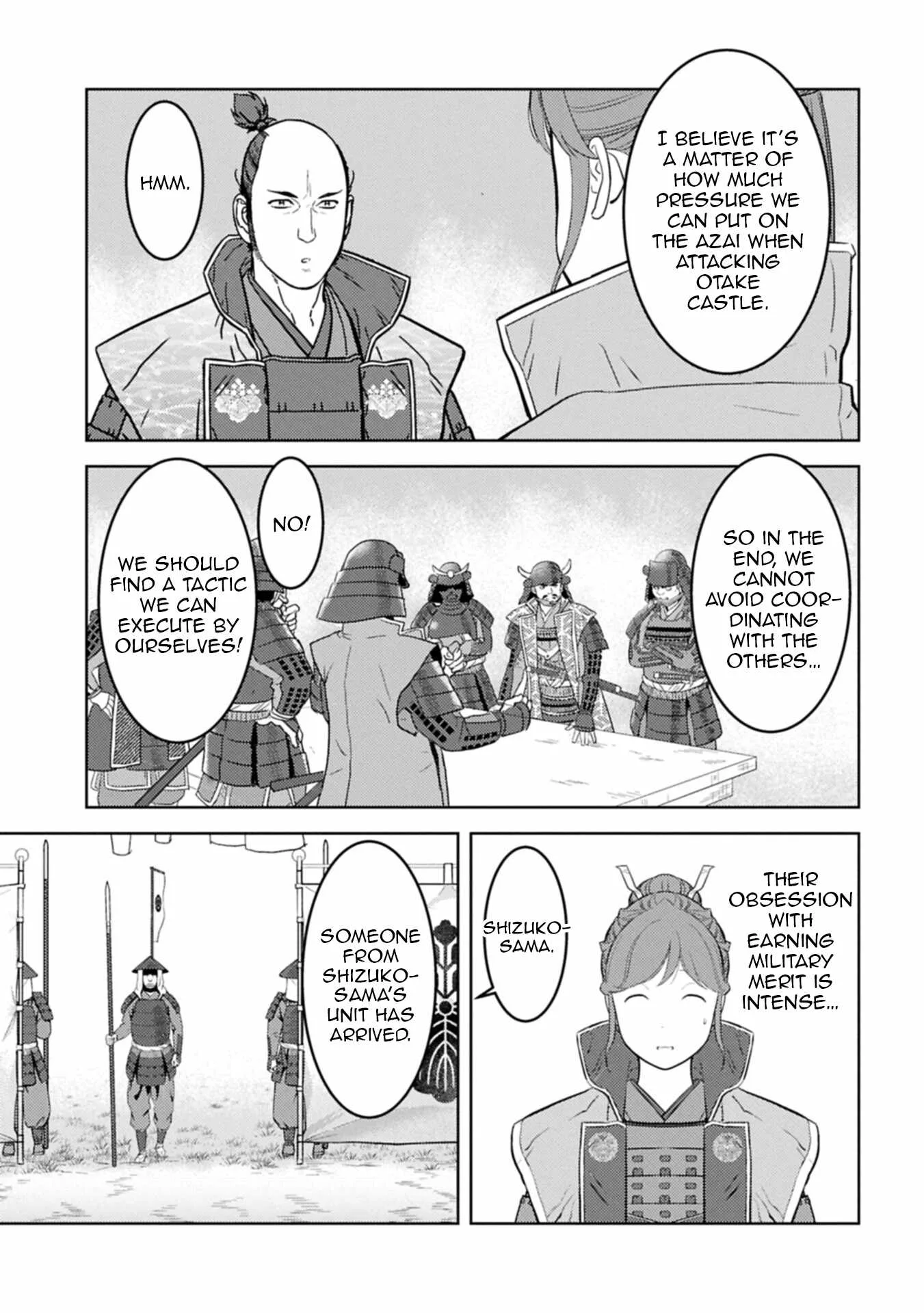 Sengoku Komachi Kuroutan: Noukou Giga Chapter 96 page 14