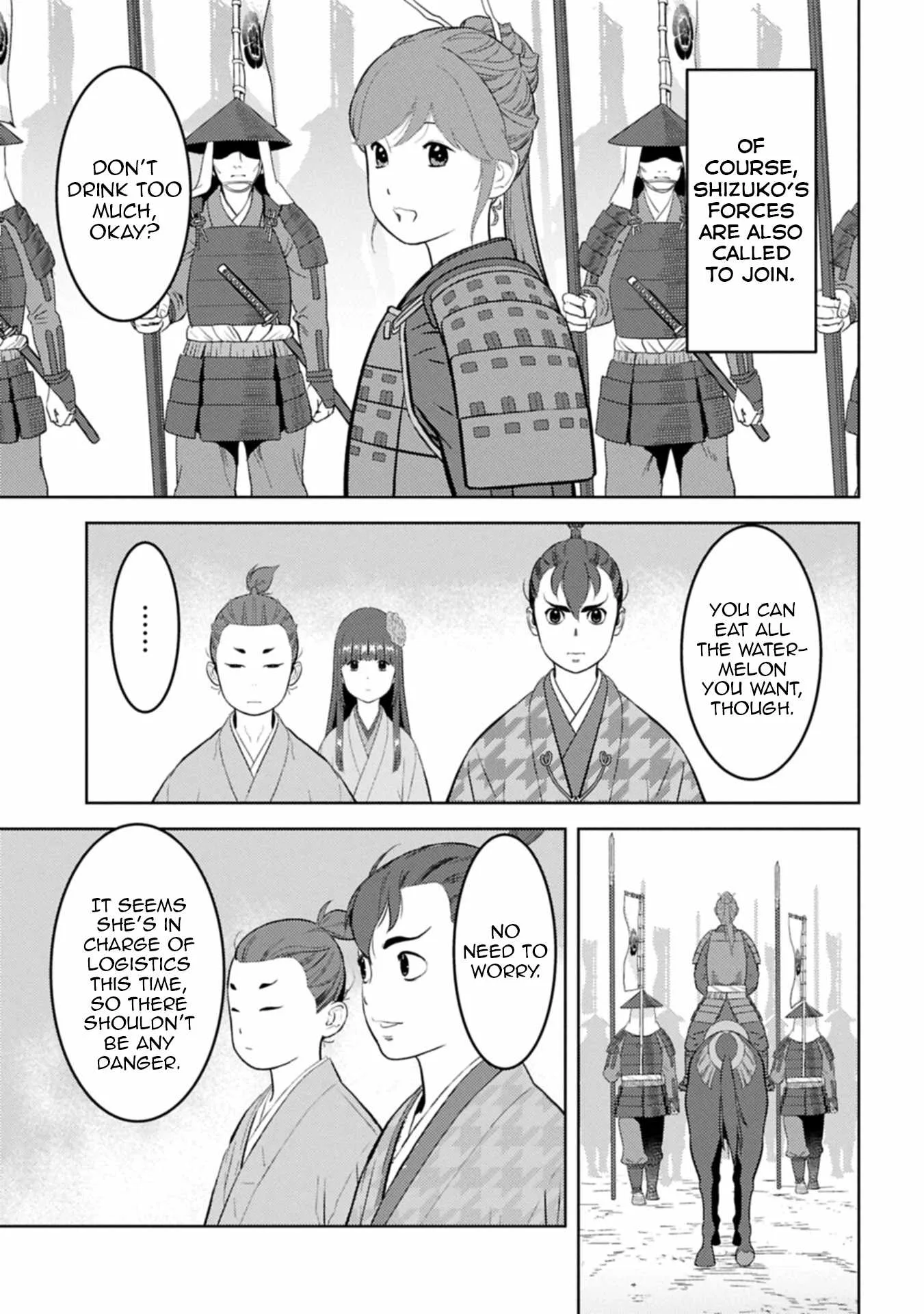 Sengoku Komachi Kuroutan: Noukou Giga Chapter 95 page 30
