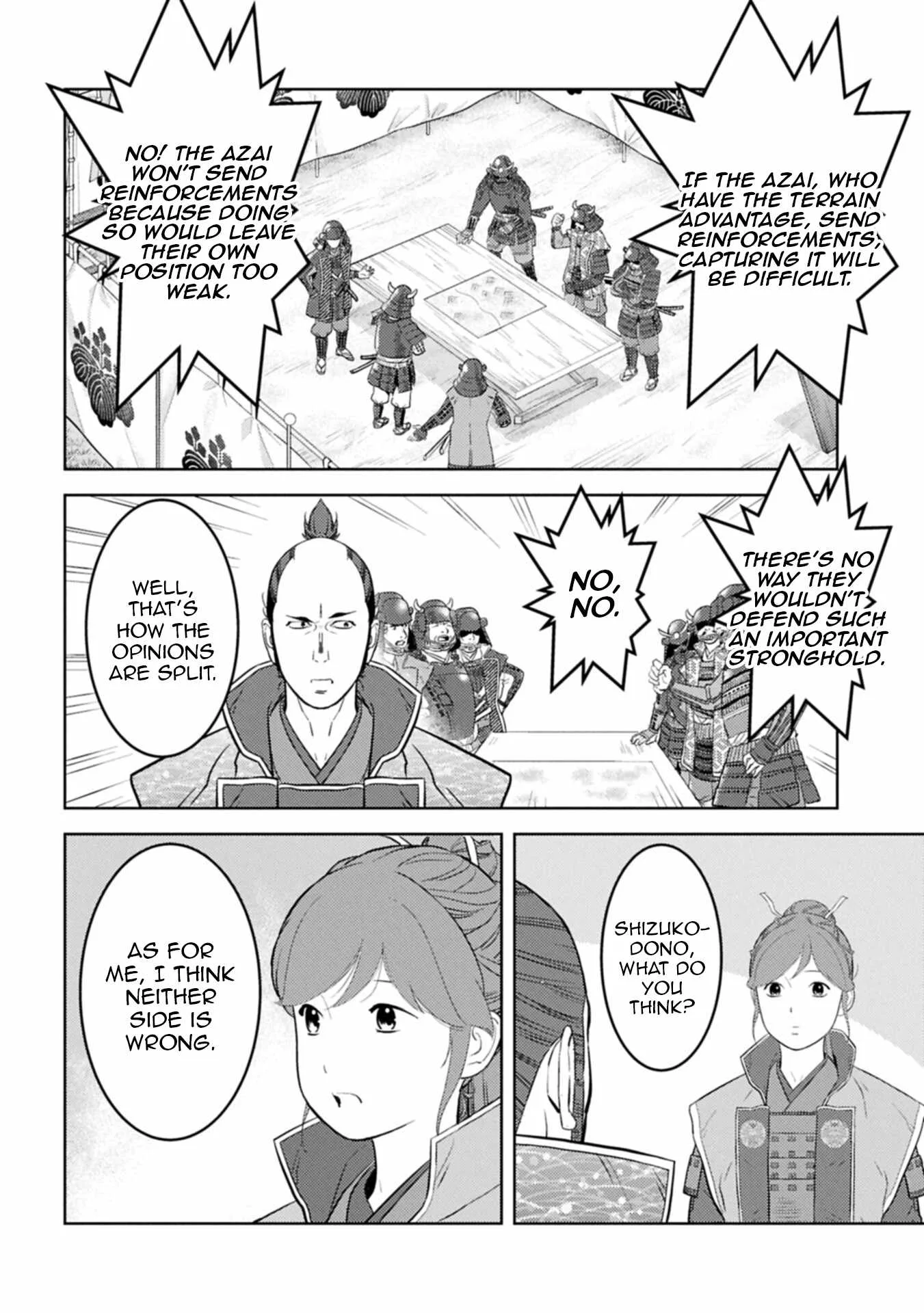 Sengoku Komachi Kuroutan: Noukou Giga Chapter 96 page 13
