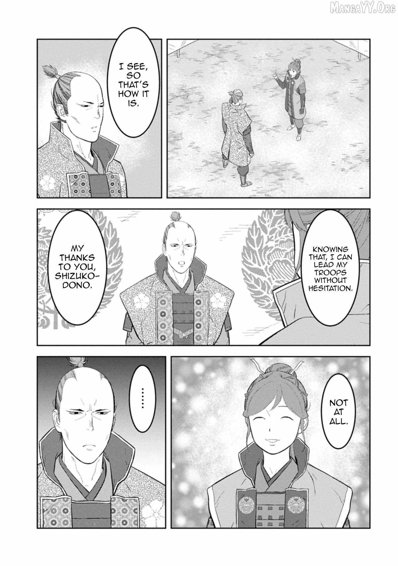 Sengoku Komachi Kuroutan: Noukou Giga Chapter 98 page 12