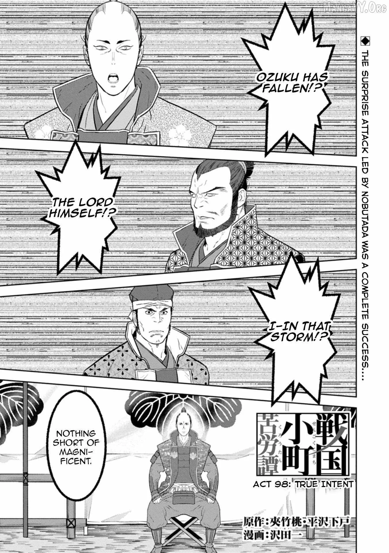 Sengoku Komachi Kuroutan: Noukou Giga Chapter 98 page 2