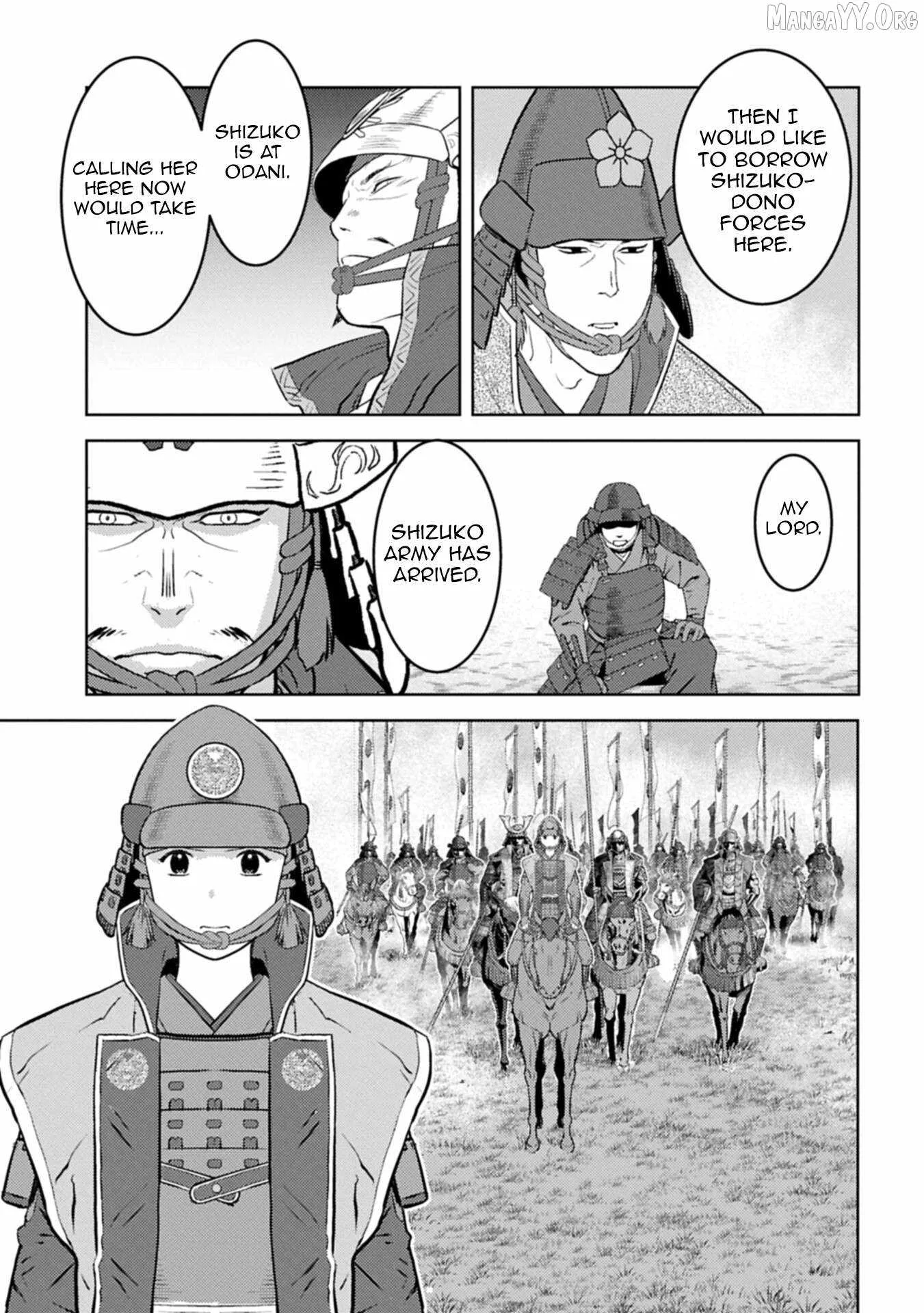Sengoku Komachi Kuroutan: Noukou Giga Chapter 98 page 28