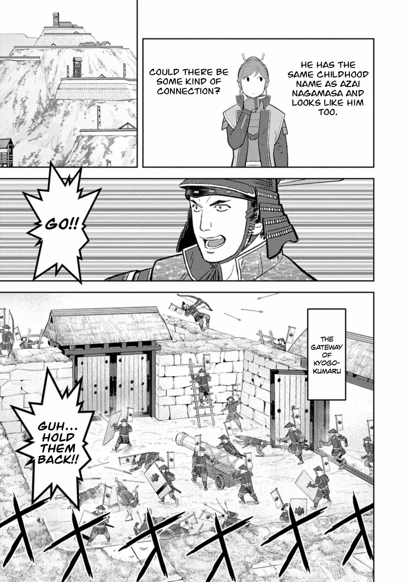 Sengoku Komachi Kuroutan: Noukou Giga Chapter 101 page 16