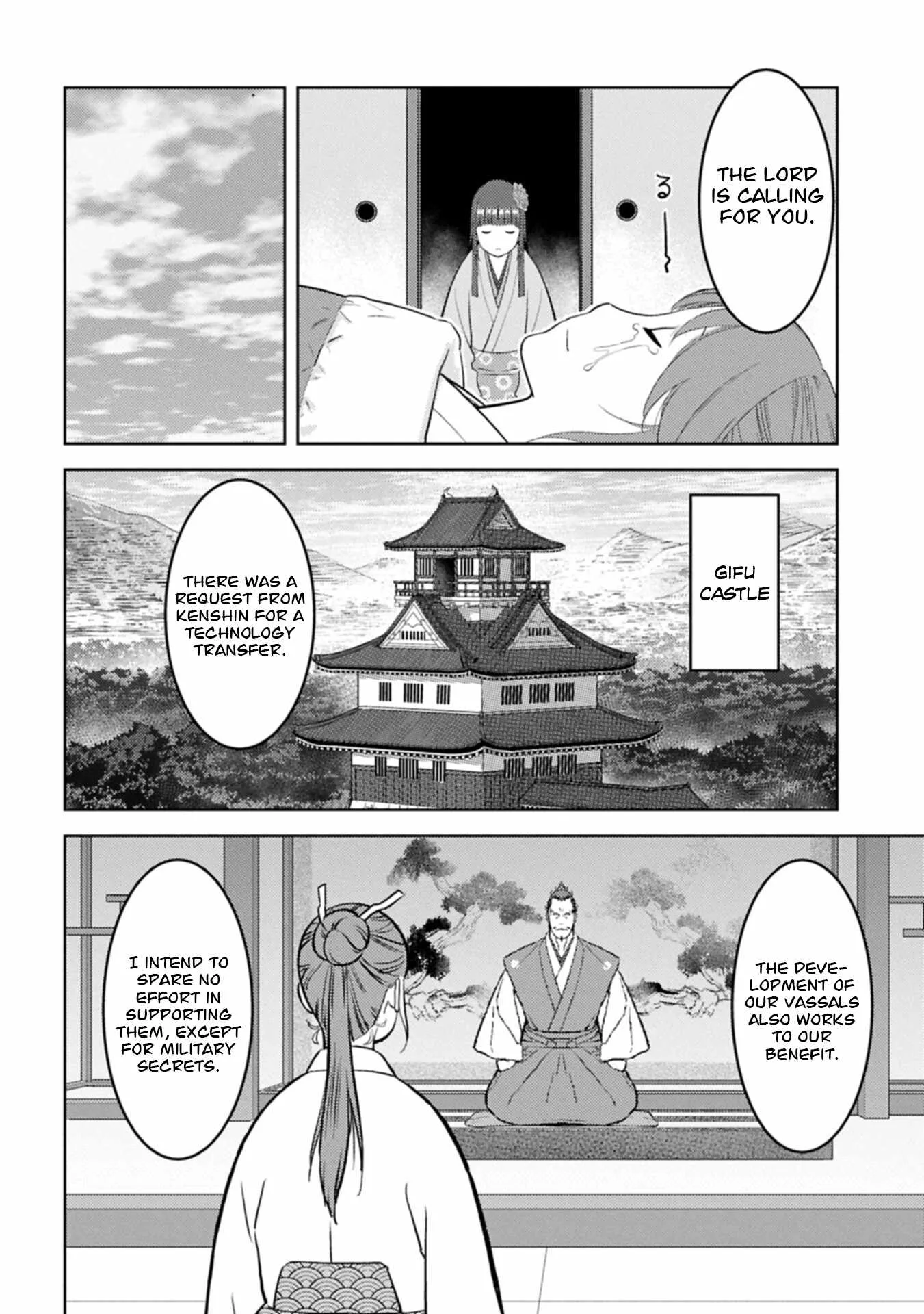 Sengoku Komachi Kuroutan: Noukou Giga Chapter 102 page 27