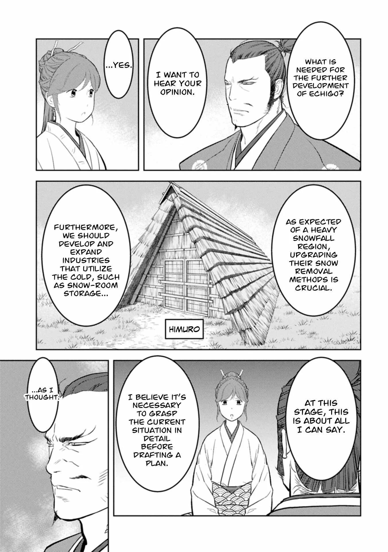 Sengoku Komachi Kuroutan: Noukou Giga Chapter 102 page 28