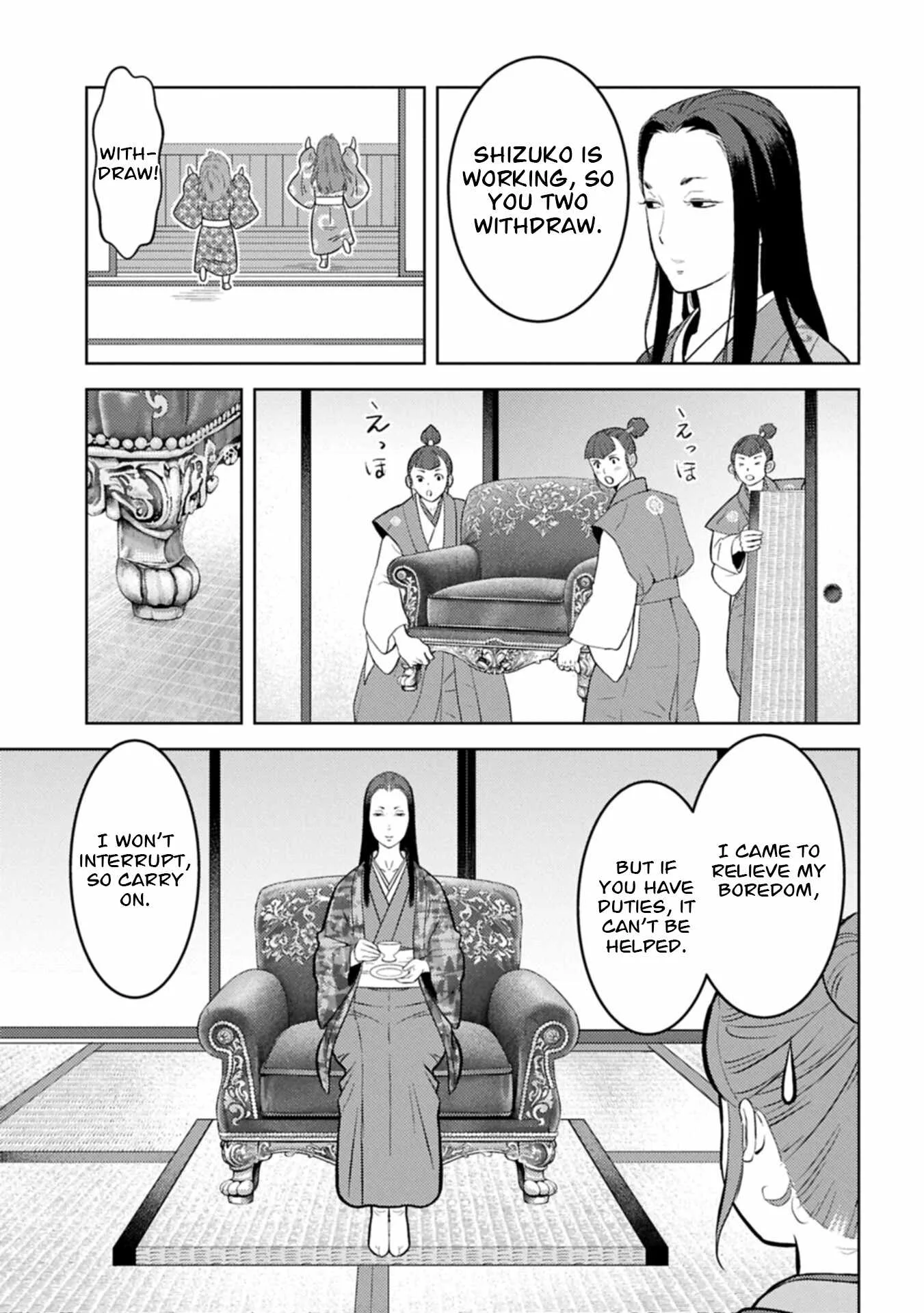 Sengoku Komachi Kuroutan: Noukou Giga Chapter 106 page 18