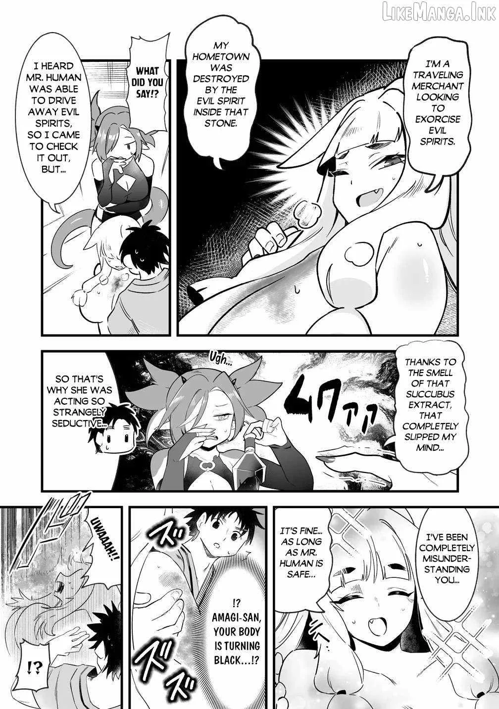 Isekai Harem Massage Kami no Shiatsu de Nayameru Monster Musume-tachi o Momihogusu! Chapter 6 page 14