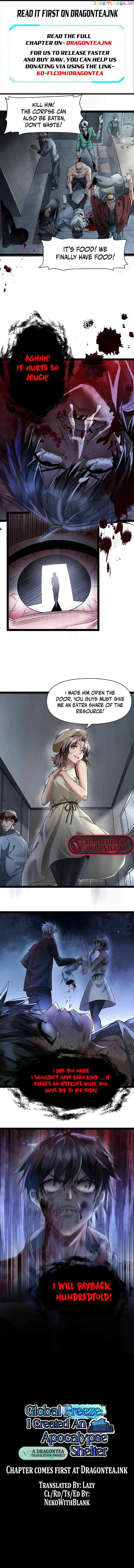 Global Freeze: I Created An Apocalypse Shelter Chapter 1 page 2