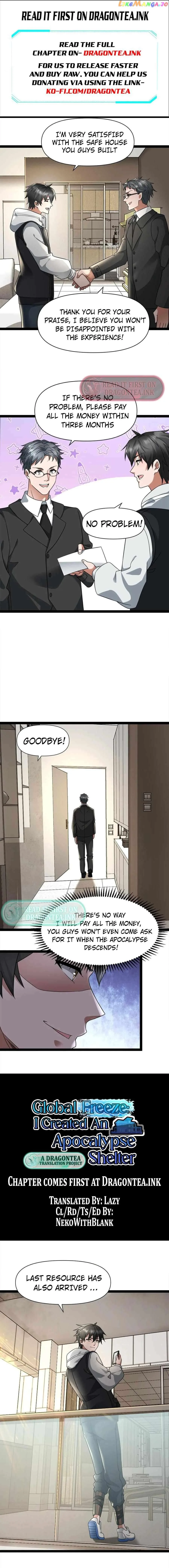 Global Freeze: I Created An Apocalypse Shelter Chapter 6 page 2