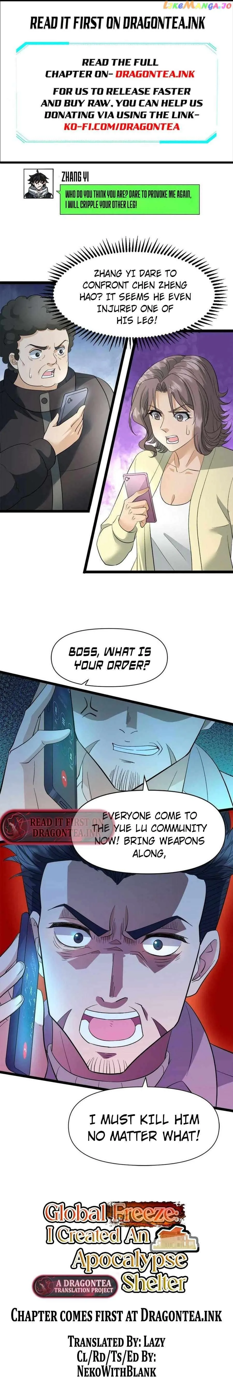 Global Freeze: I Created An Apocalypse Shelter Chapter 14 page 2