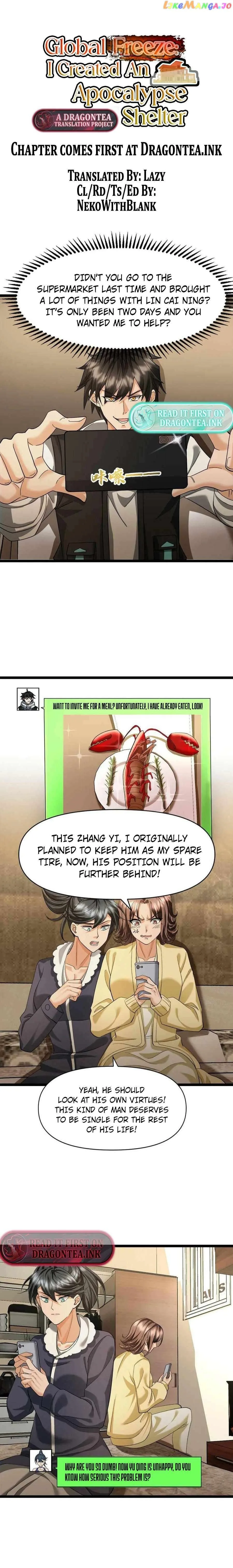 Global Freeze: I Created An Apocalypse Shelter Chapter 15 page 4