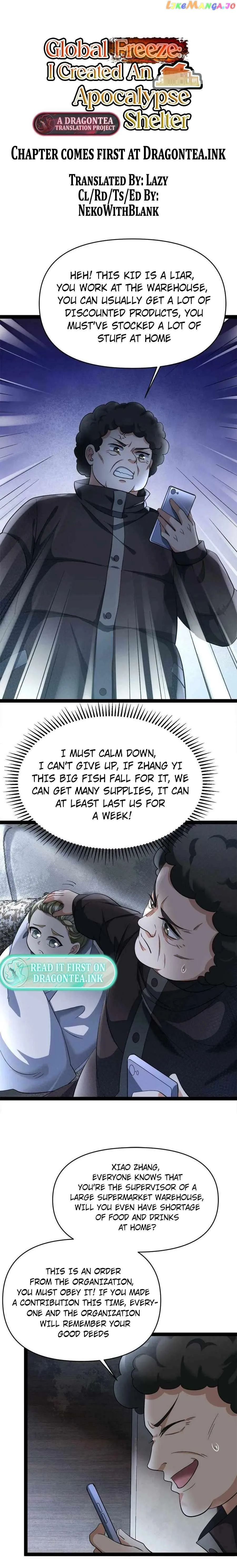 Global Freeze: I Created An Apocalypse Shelter Chapter 19 page 3