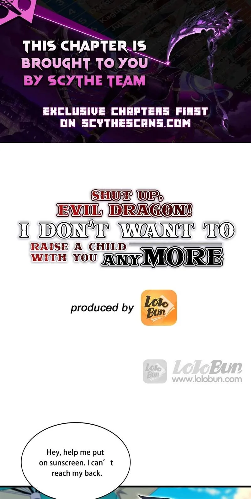 Shut Up, Evil Dragon! I don't want to raise a child with you anymore Chapter 114 page 1