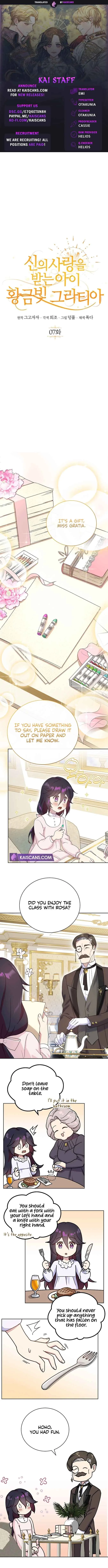 Golden Light Gratia, The Child Loved By God Chapter 7 page 2
