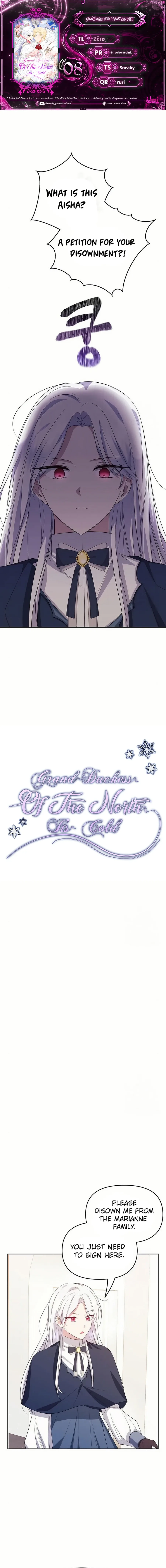 Grand Duke, I Can’t Do It Because It’s Too Cold in The North Chapter 8 page 2