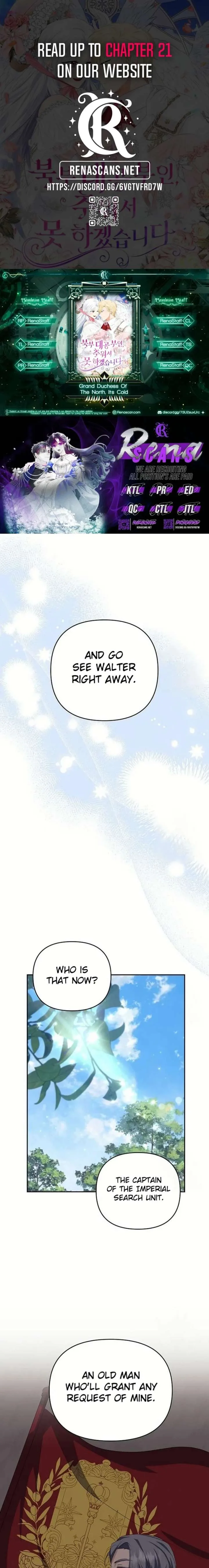 Grand Duke, I Can’t Do It Because It’s Too Cold in The North Chapter 16 page 1