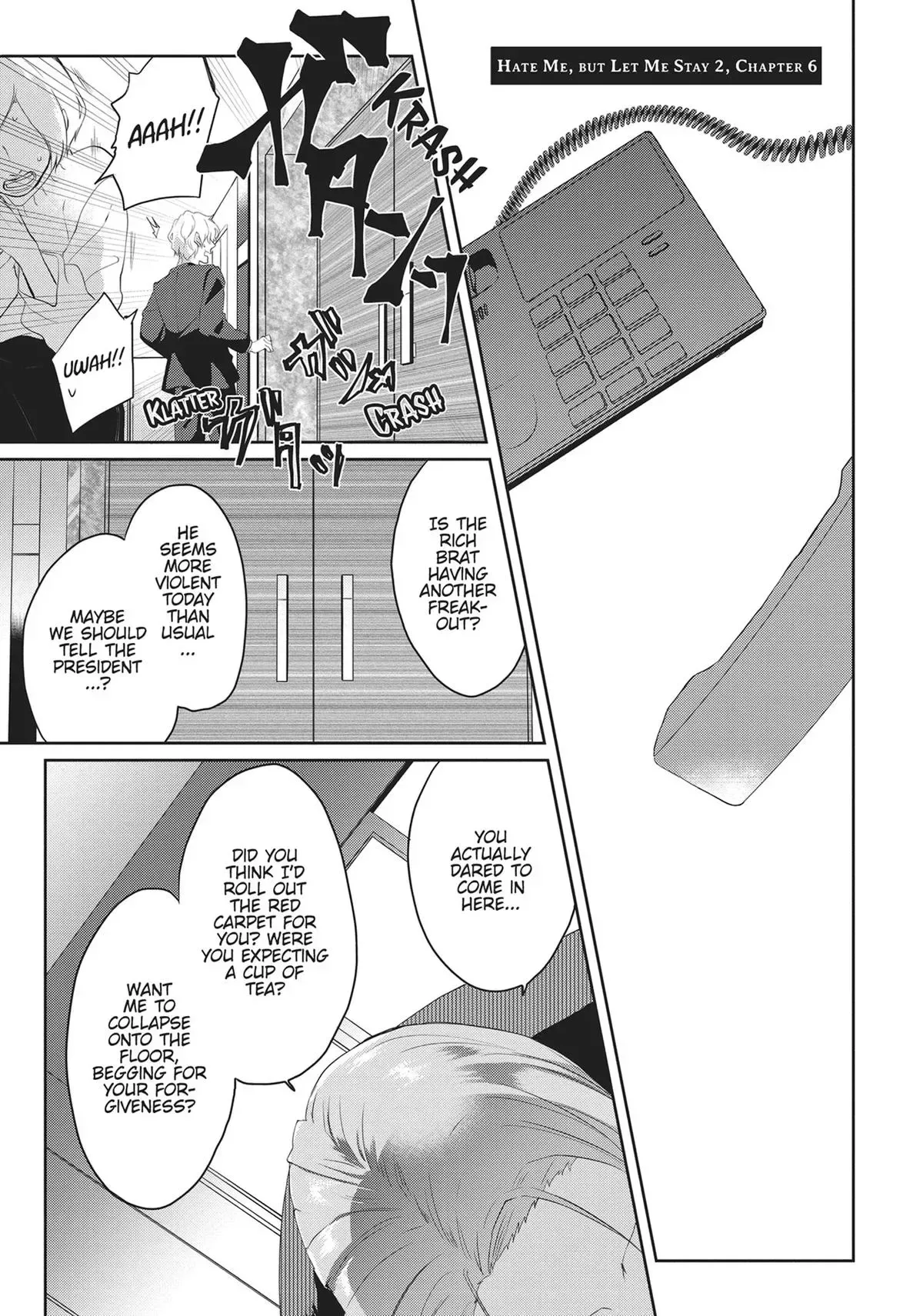 Hate Me, but Let Me Stay Chapter 12 page 1