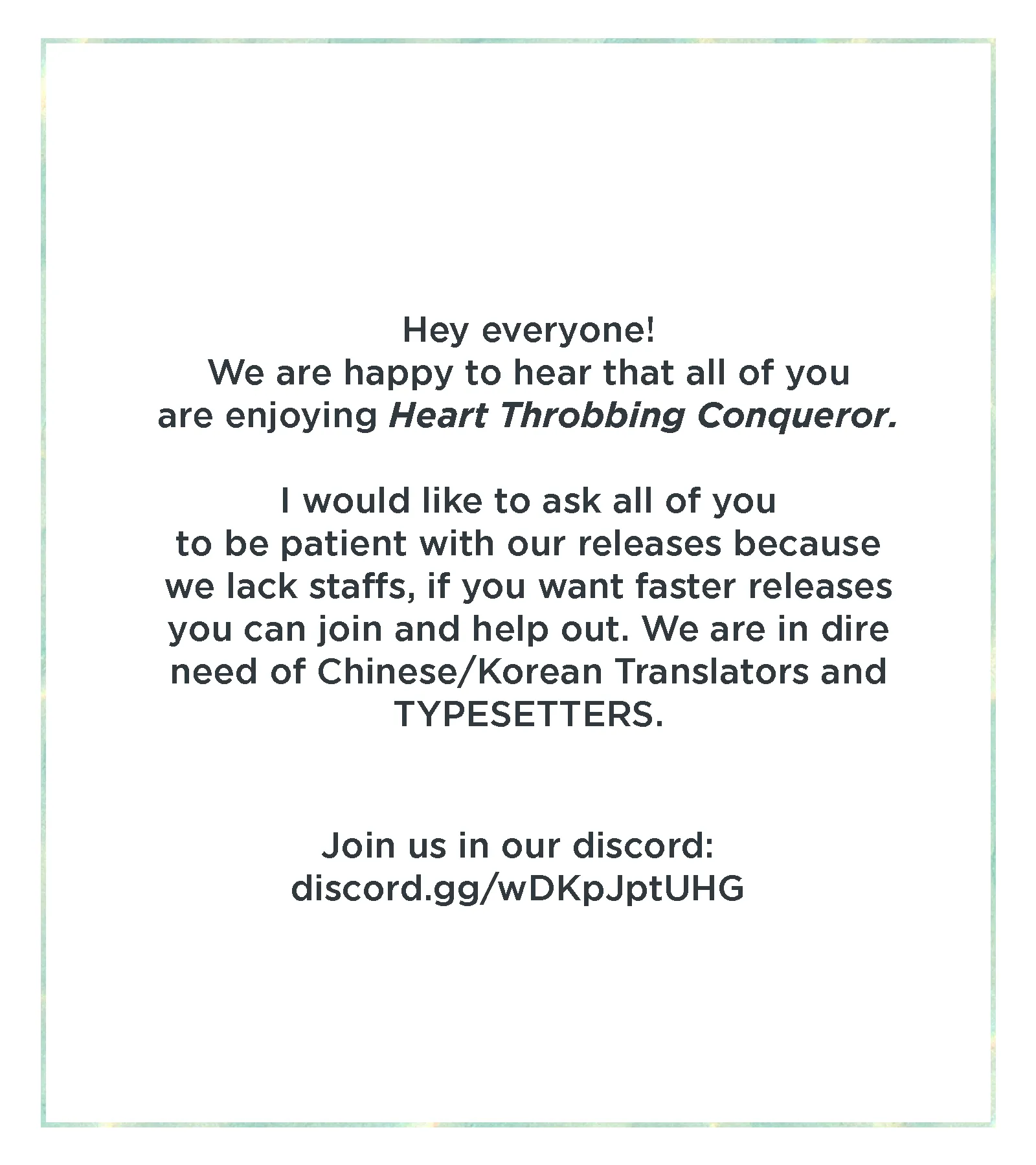 Heart Throbbing Conqueror Chapter 6 page 20