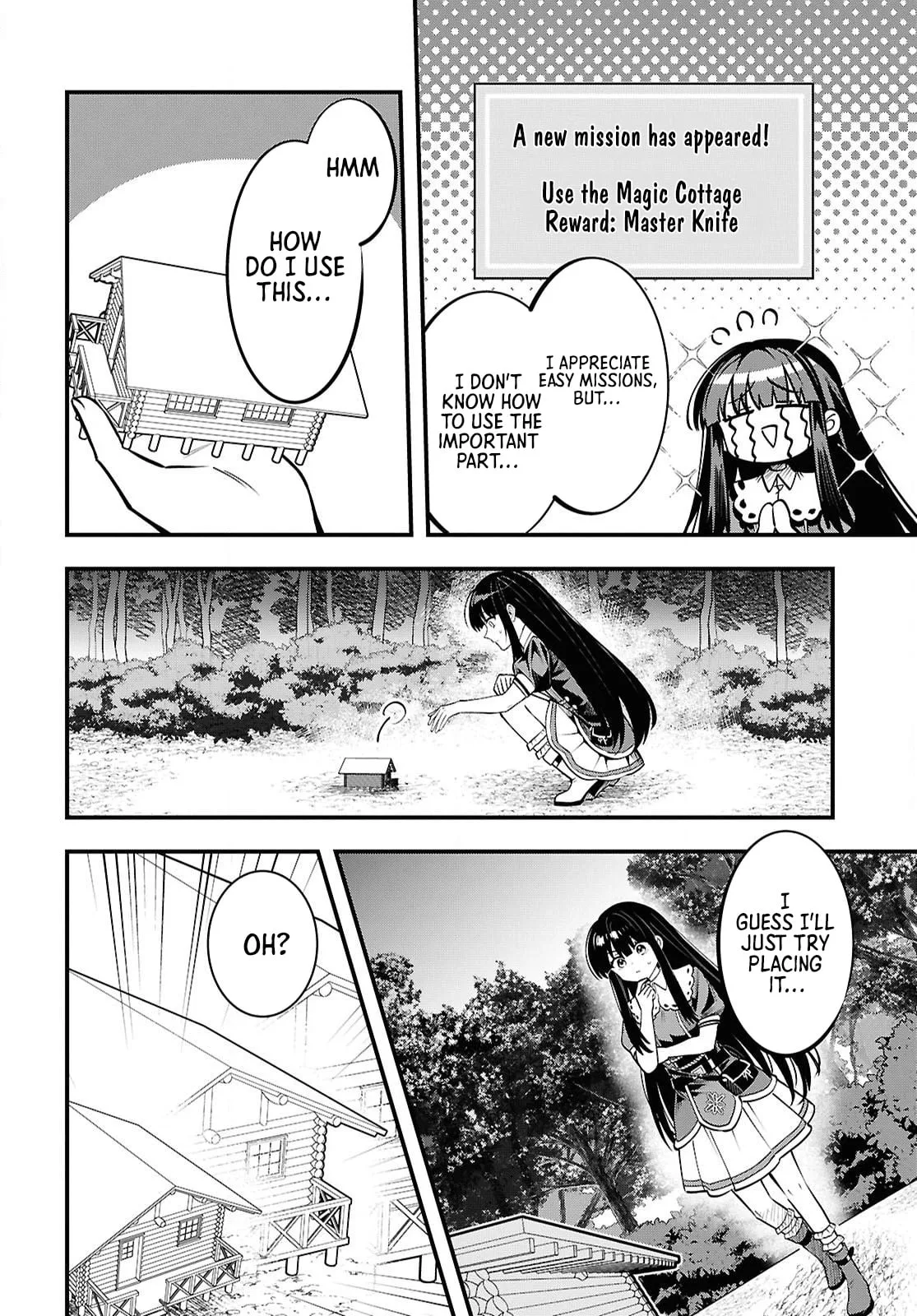 Hello, I’m the Saint of Material Desires~I was greatly misunderstood due to my overpowered skill “Clear Reward”~ Chapter 3 page 23