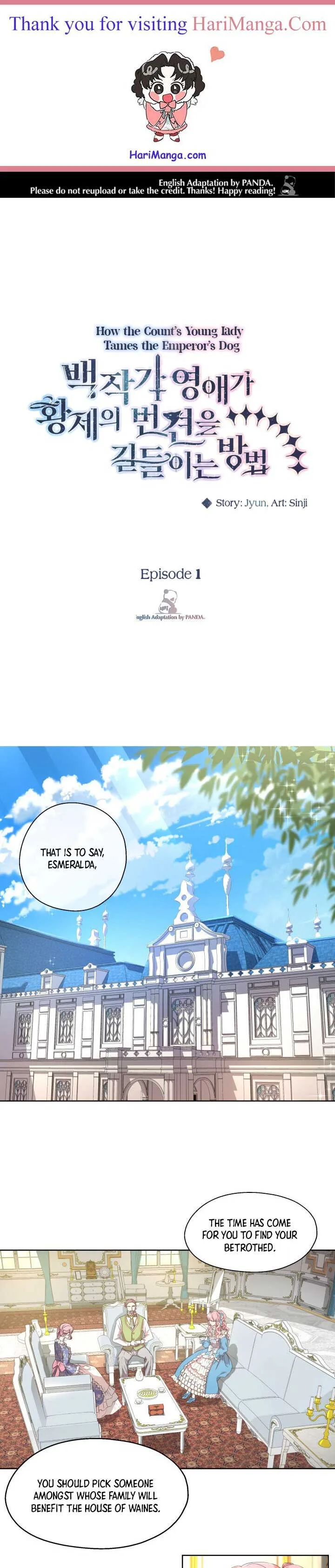 How the Count’s Young Lady Tames the Emperor’s Dog Chapter 1 page 2