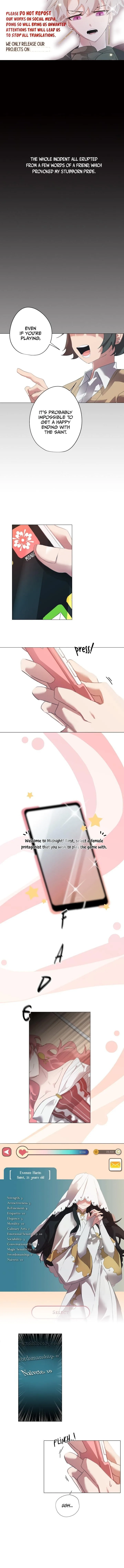 How to Clear a Dating Sim as a Side Character Chapter 0 page 2