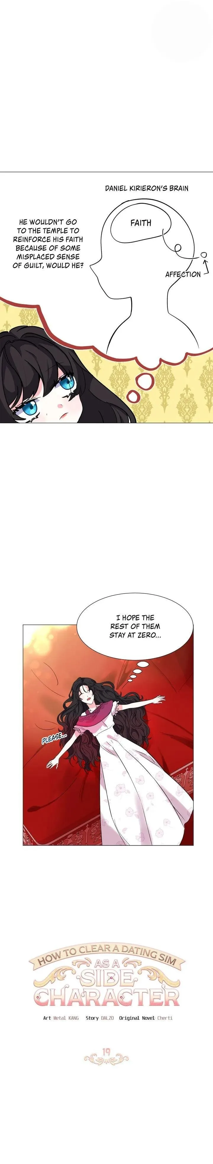 How to Clear a Dating Sim as a Side Character Chapter 19 page 3