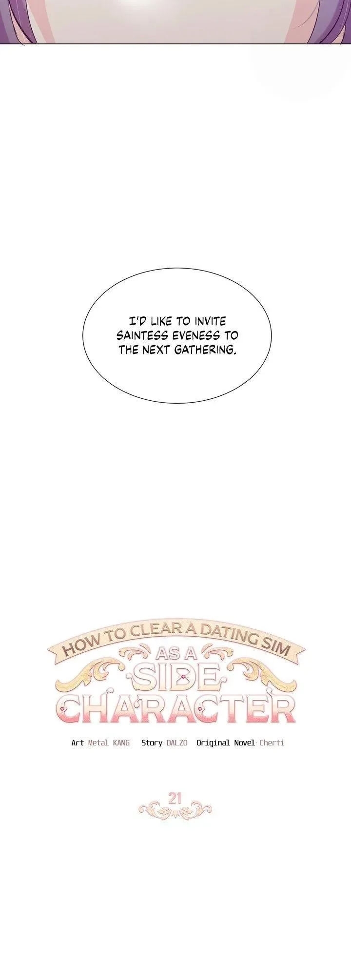 How to Clear a Dating Sim as a Side Character Chapter 21 page 3