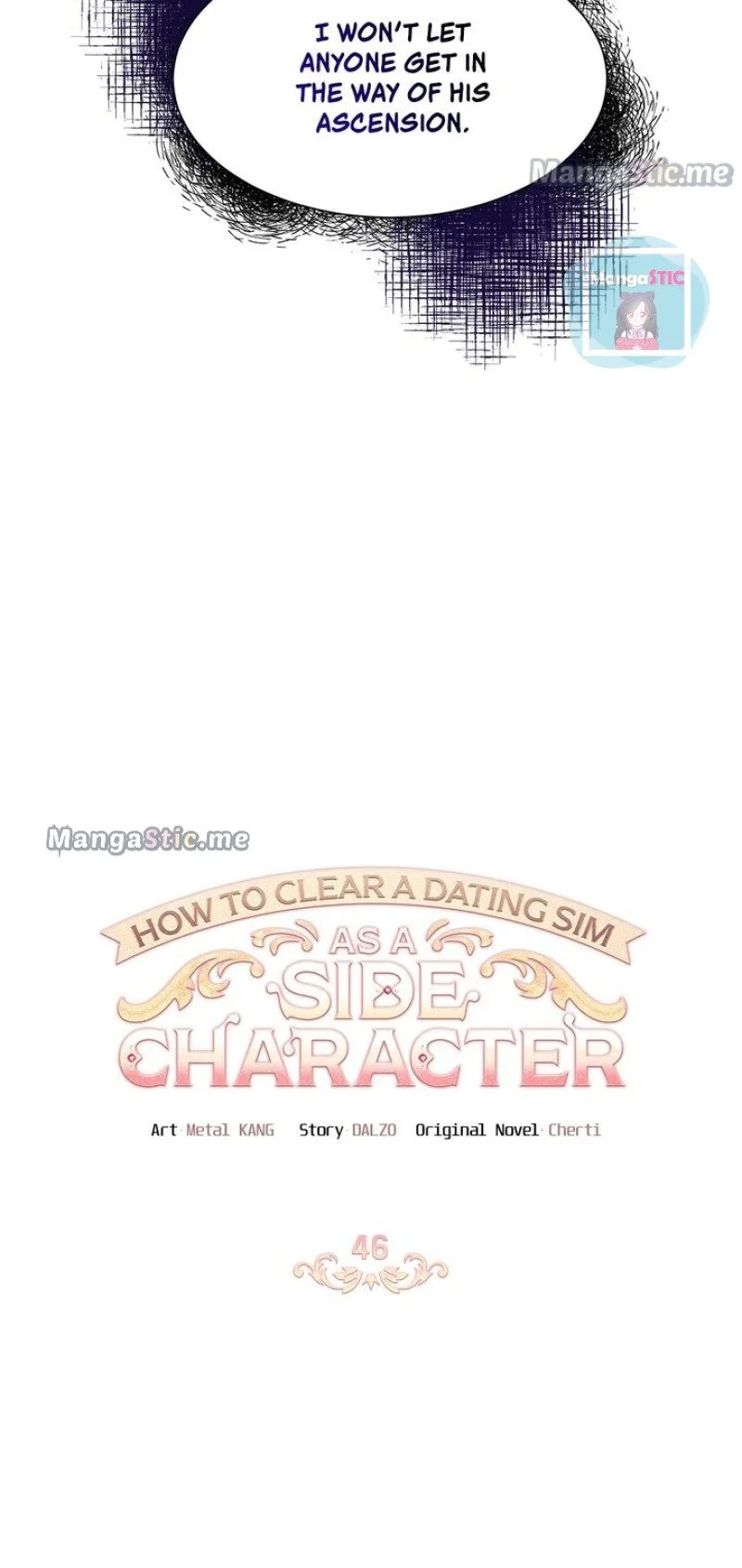 How to Clear a Dating Sim as a Side Character Chapter 46 page 3