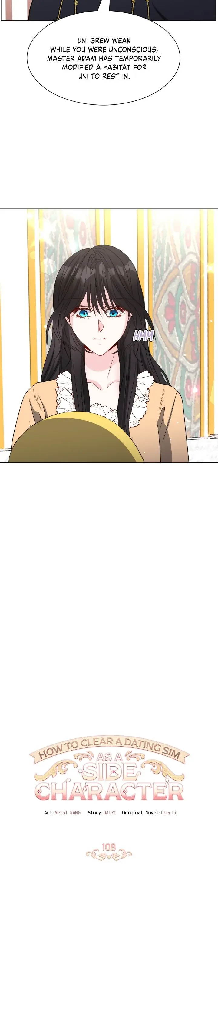 How to Clear a Dating Sim as a Side Character Chapter 108 page 3