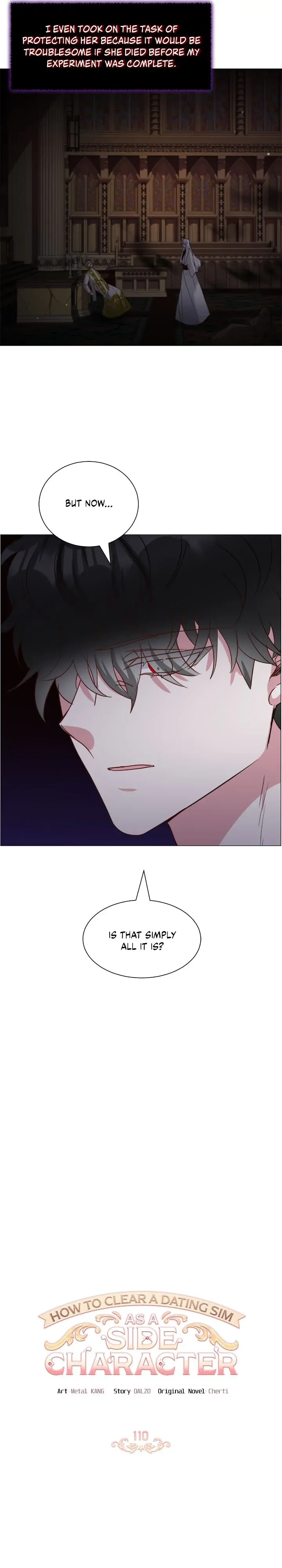 How to Clear a Dating Sim as a Side Character Chapter 110 page 3