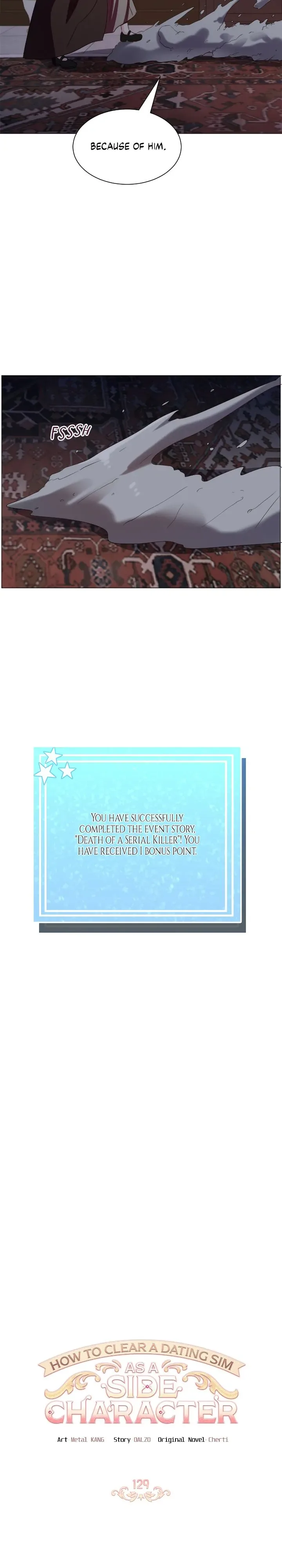 How to Clear a Dating Sim as a Side Character Chapter 129 page 3