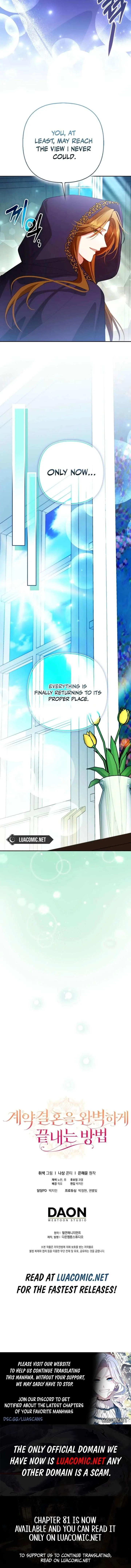 How to Perfectly End a Contract Marriage Chapter 78 page 17
