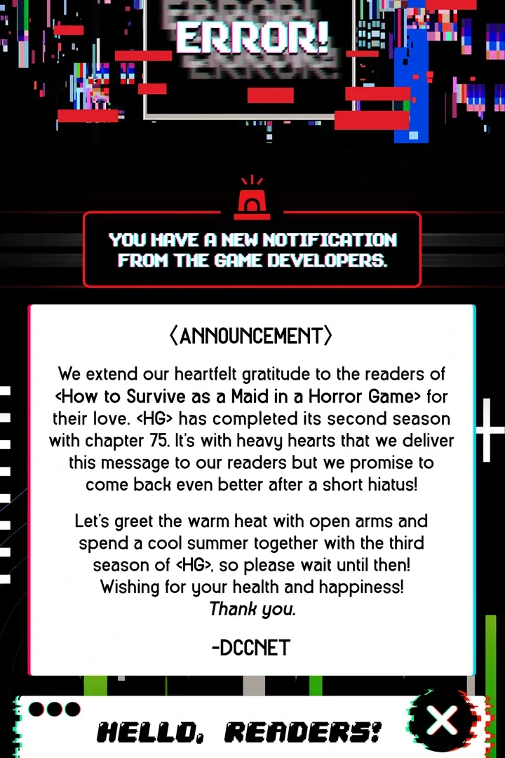How to Survive as a Maid in a Horror Game Chapter 75 page 99