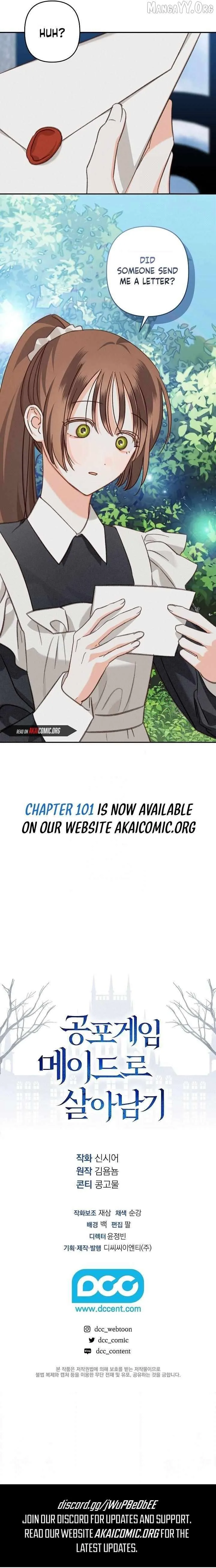 How to Survive as a Maid in a Horror Game Chapter 100 page 9