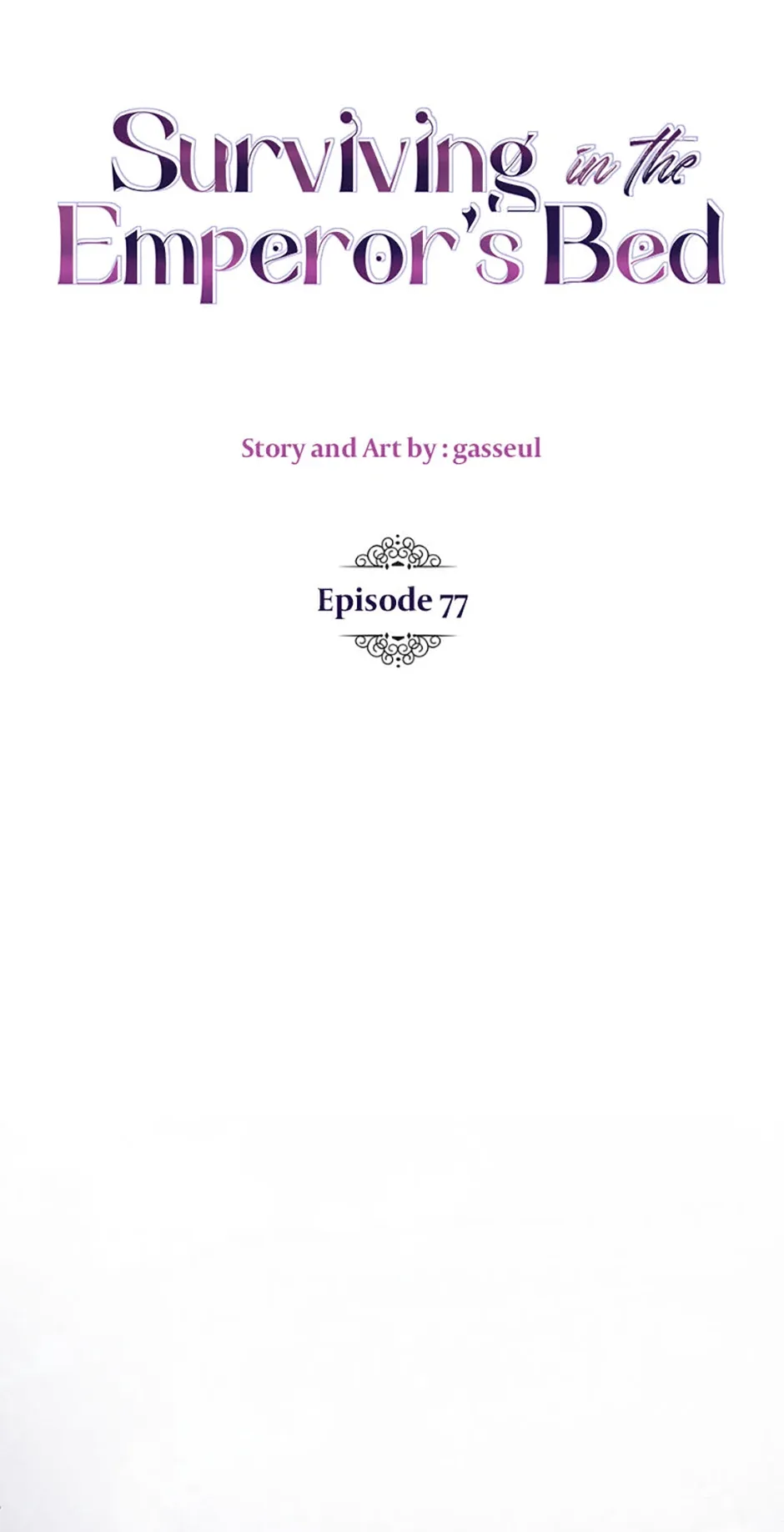 How to survive sleeping with the emperor Chapter 77 page 34
