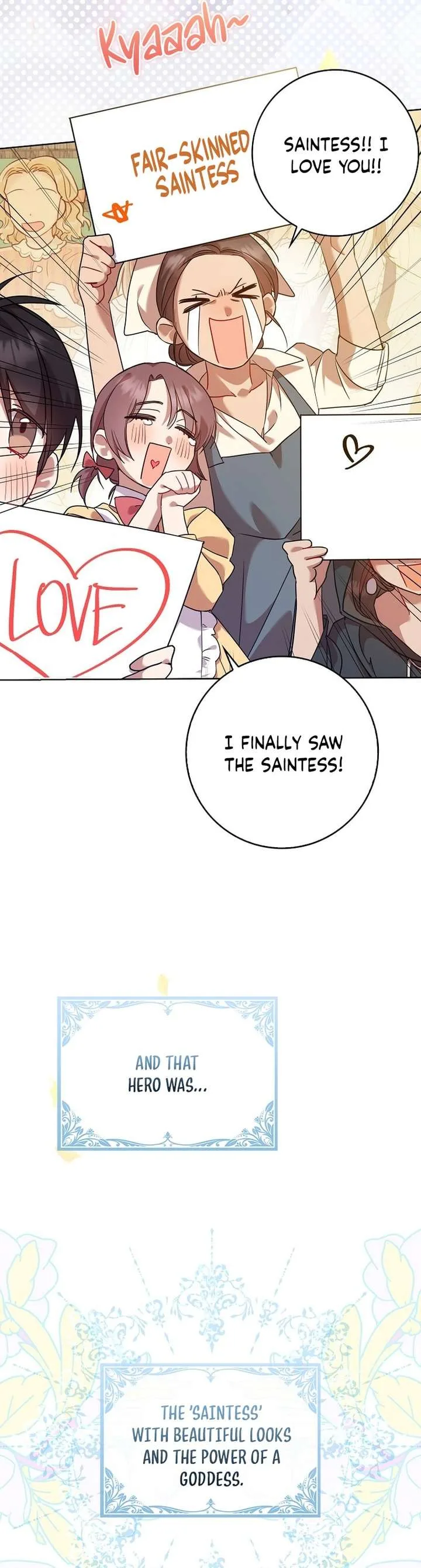 Hush Now, Saintess! Chapter 1 page 3