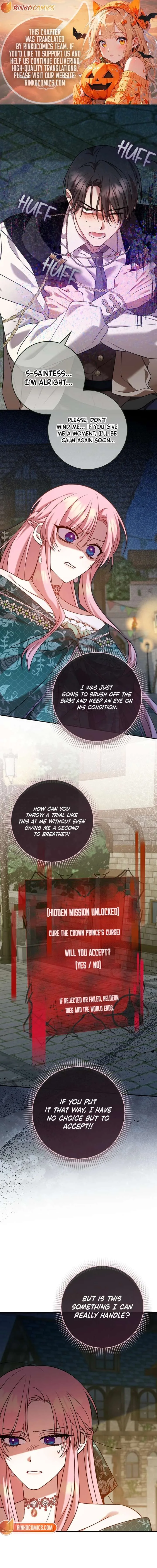 Hush Now, Saintess! Chapter 24 page 1