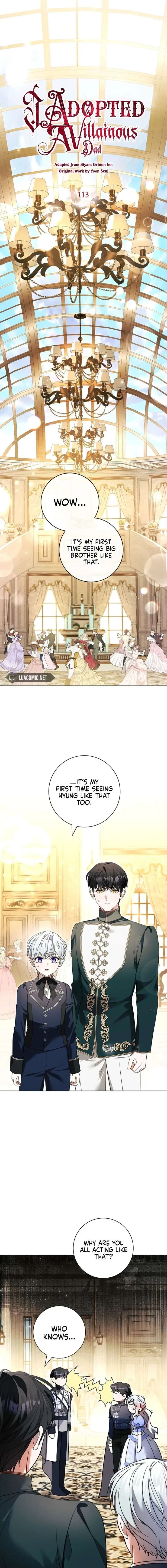 I Adopted a Villainous Dad Chapter 113 page 5